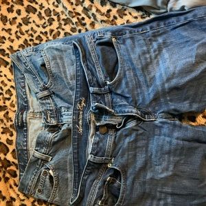 Lot of two size 8 American eagle boot cut jeans